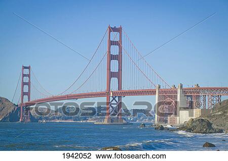 Golden Gate Bridge From Baker Beach; San Francisco California United States Of America View Large Photo Image Stock Image - Golden Gate Bridge From Baker Beach; San Francisco California United States Of America. Fotosearch