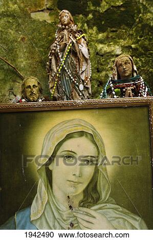 Holy Statues And Pictures At St. Brigid's Well; Liscannor County Clare Ireland View Large Photo Image Stock Image - Holy Statues And Pictures At St. Brigid's Well; Liscannor County Clare Ireland. Fotosearch