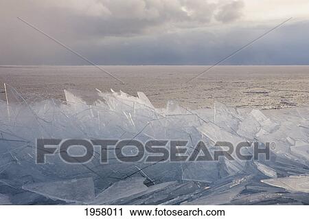ice chunks on lake superior; grand portage minnesota united states of america View Large Photo Image Stock Image - ice chunks on lake superior; grand portage minnesota united states of america. Fotosearch