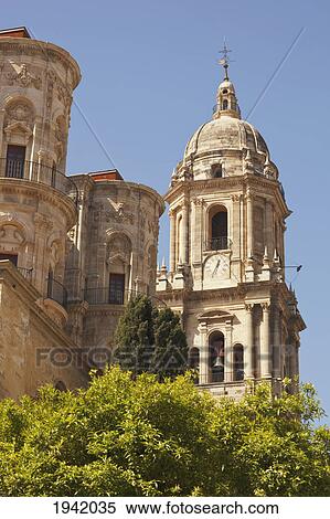 La Manquita Cathedral; Malaga Spain View Large Photo Image Stock Photography - La Manquita Cathedral; Malaga Spain. Fotosearch
