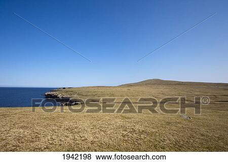 Stock Photo - Landscape Along The Coast; Noss Scotland. Fotosearch