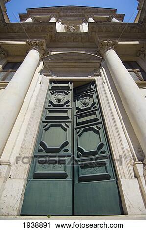 Large Doors Entering An Italian Cathedral; Vicenza Veneto Italy View Large Photo Image Stock Image - Large Doors Entering An Italian Cathedral; Vicenza Veneto Italy. Fotosearch