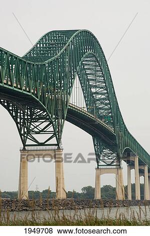 Stock Photo - laviolette bridge; trois rivieres quebec canada. Fotosearch