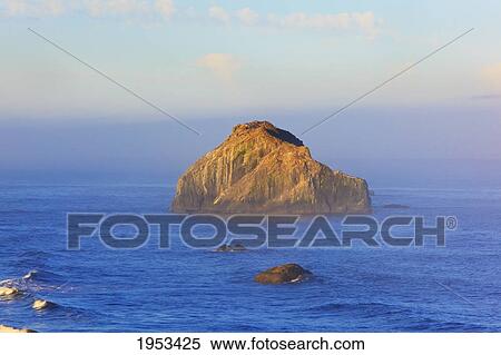 morning light adds beauty to fog covered rock formations at bandon state park; bandon oregon united states of america View Large Photo Image Stock Photography - morning light adds beauty to fog covered rock formations at bandon state park; bandon oregon united states of america. Fotosearch