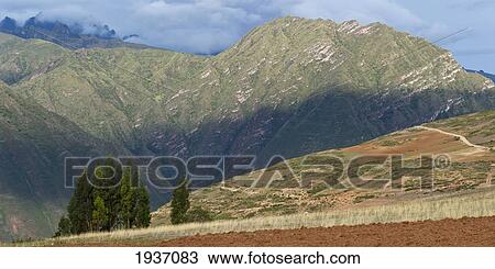 Mountain And Valley Landscape; Sacred Valley Peru View Large Photo Image Stock Image - Mountain And Valley Landscape; Sacred Valley Peru. Fotosearch