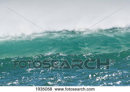 Stock Photo - Ocean Waves; Los Lances Beach, Tarifa, Cadiz, Spain. Fotosearch