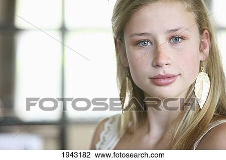 Portrait Of A Teenage Girl; Troutdale Oregon United States Of America View Large Photo Image Stock Image - Portrait Of A Teenage Girl; Troutdale Oregon United States Of America. Fotosearch