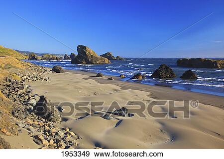 rock formations along the coast at cape sebastian state park; oregon united states of america View Large Photo Image Stock Photo - rock formations along the coast at cape sebastian state park; oregon united states of america. Fotosearch