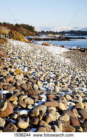Rocky Shore In Winter; Sneem County Kerry Ireland View Large Photo Image Picture - Rocky Shore In Winter; Sneem County Kerry Ireland. Fotosearch