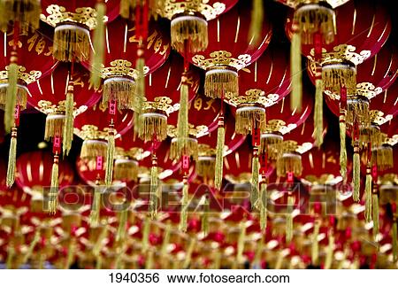 Rows Of Chinese Lanterns; Penang Malaysia View Large Photo Image Stock Photograph - Rows Of Chinese Lanterns; Penang Malaysia. Fotosearch