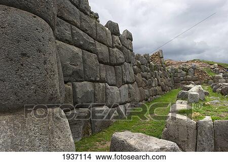 Picture - Ruins Of Sacsayhuaman; Cusco Peru. Fotosearch