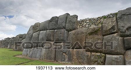 Stock Image - Ruins Of Sacsayhuaman; Cusco Peru. Fotosearch