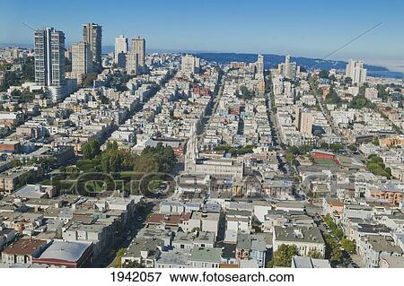 Stock Photo - San Francisco's Skyline; San Francisco California United States Of America. Fotosearch