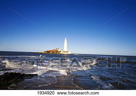 St. Mary's Lighthouse On Whitley Bay; Northumberland, England View Large Photo Image Stock Image - St. Mary's Lighthouse On Whitley Bay; Northumberland, England. Fotosearch