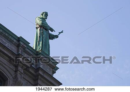 Stock Photo - statue on mary queen of the world cathedral; montreal quebec canada. Fotosearch