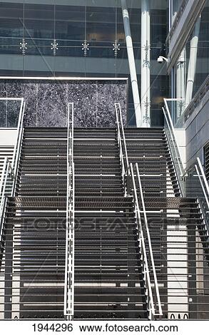Stock Photograph - steps at palais des congres; montreal quebec canada. Fotosearch