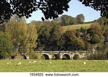Stone Bridge Over River Nore; Inistioge, County Kilkenny, Ireland View Large Photo Image Stock Photography - Stone Bridge Over River Nore; Inistioge, County Kilkenny, Ireland. Fotosearch