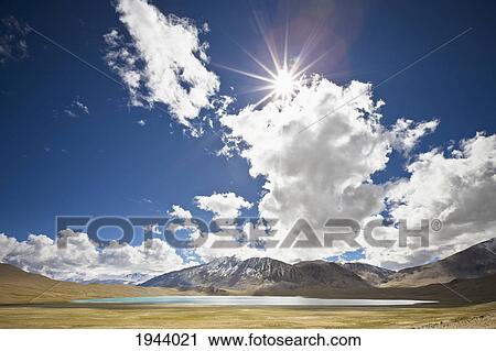 Sunlight And Cloud Over A Lake And Mountains; Ladakh Jammu And Kashmir India View Large Photo Image Stock Image - Sunlight And Cloud Over A Lake And Mountains; Ladakh Jammu And Kashmir India. Fotosearch