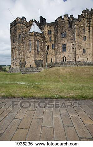 The Alnwick Castle, Most Famously Known As Hogwarts Castle In The Harry Potter Series; Alnwick, England View Large Photo Image Stock Photograph - The Alnwick Castle, Most Famously Known As Hogwarts Castle In The Harry Potter Series; Alnwick, England. Fotosearch