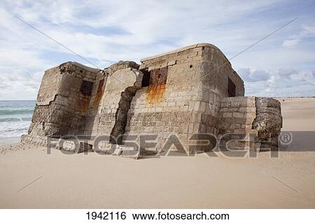 Stock Photograph - The Beach At San Fernando; Andalucia Spain. Fotosearch