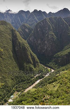 Stock Photo - The Historic Inca Site Machu Picchu; Peru. Fotosearch
