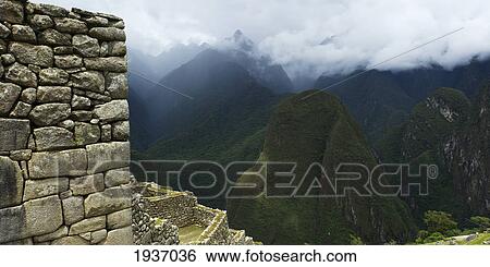 The Historic Inca Site Machu Picchu; Peru View Large Photo Image Stock Photograph - The Historic Inca Site Machu Picchu; Peru. Fotosearch