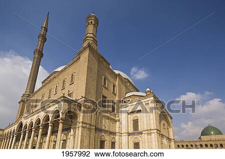 Stock Image - the mohammed ali mosque or alabaster mosque; cairo egypt. Fotosearch