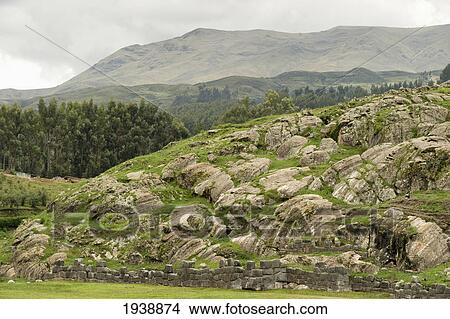 The Ruins Of Sacsayhuaman; Cusco Peru View Large Photo Image Picture - The Ruins Of Sacsayhuaman; Cusco Peru. Fotosearch