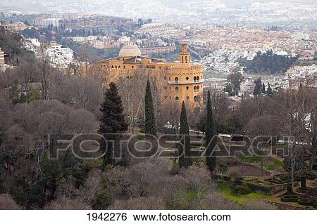 Stock Photograph - View From Alhambra; Granada Andalusia Spain. Fotosearch