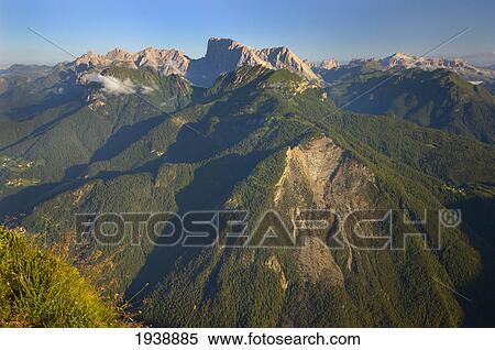 View From Mount Civetta; Veneto Italy View Large Photo Image Stock Photography - View From Mount Civetta; Veneto Italy. Fotosearch