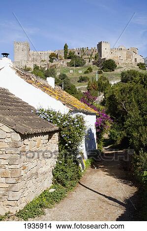 Picture - View Of A Castle; Castellar De La Frontera, Andalusia, Spain. Fotosearch