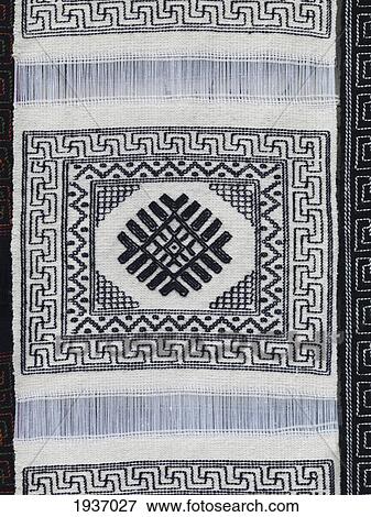Weaving A White And Black Design; Bumthang District Bhutan View Large Photo Image Stock Photo - Weaving A White And Black Design; Bumthang District Bhutan. Fotosearch
