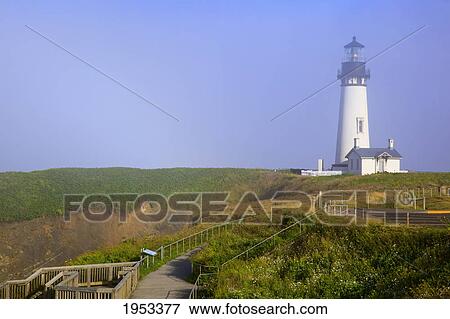 yaquina head lighthouse; newport oregon united states of america View Large Photo Image Stock Photo - yaquina head lighthouse; newport oregon united states of america. Fotosearch