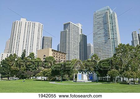 Stock Photography - Yerba Buena Gardens; San Francisco California United States Of America. Fotosearch