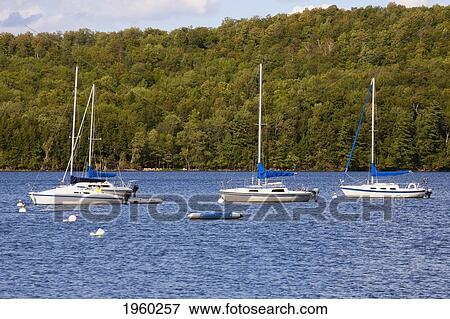 3 boats on lake memphremagog; knowlton's landing, quebec, canada View Large Photo Image Stock Photo - 3 boats on lake memphremagog; knowlton's landing, quebec, canada. Fotosearch