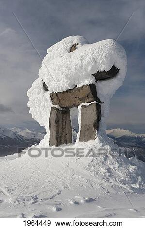 a snow covered structure; whistler, british columbia, canada View Large Photo Image Stock Photo - a snow covered structure; whistler, british columbia, canada. Fotosearch