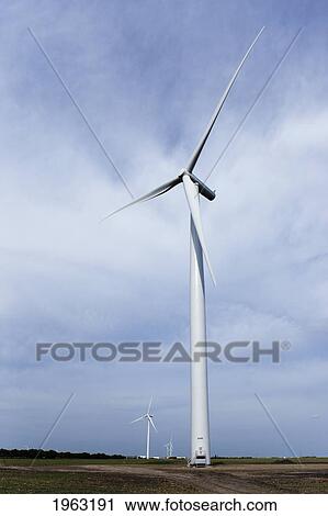 a wind turbine; manitoba, canada View Large Photo Image Stock Image - a wind turbine; manitoba, canada. Fotosearch