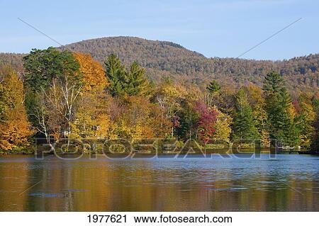 autumn colours reflected in sallys pond; west bolton quebec canada View Large Photo Image Stock Image - autumn colours reflected in sallys pond; west bolton quebec canada. Fotosearch