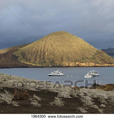 boats in the water off bartolome island; galapagos, equador View Large Photo Image Stock Image - boats in the water off bartolome island; galapagos, equador. Fotosearch