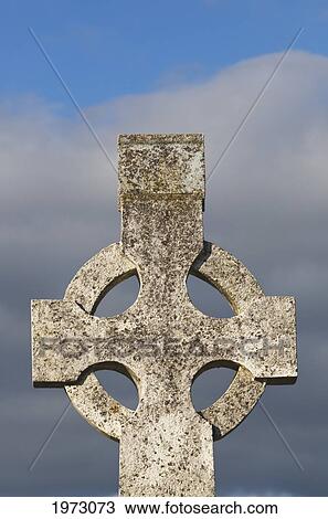 celtic christian cross in a cemetery; county cork ireland View Large Photo Image Stock Image - celtic christian cross in a cemetery; county cork ireland. Fotosearch