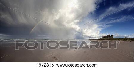clouds reflected in the shallow water on a beach; northumberland england View Large Photo Image Stock Photography - clouds reflected in the shallow water on a beach; northumberland england. Fotosearch