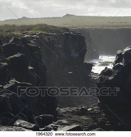 Stock Image - coast of espanola island; galapagos, equador. Fotosearch