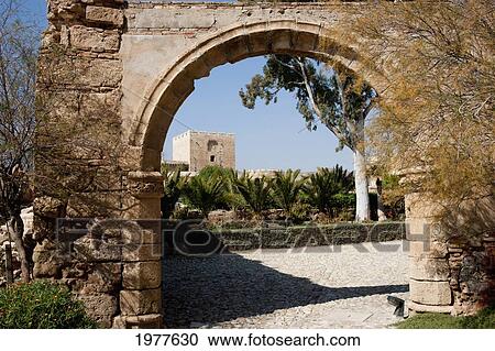 entrance arch to enclosure; almeria andalusia spain View Large Photo Image Stock Image - entrance arch to enclosure; almeria andalusia spain. Fotosearch