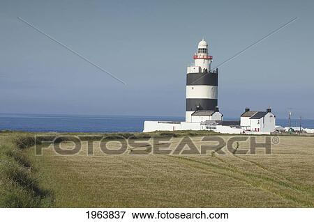 Stock Photo - hook lighthouse; hook head, county wexford, ireland. Fotosearch