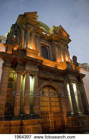 Stock Photo - iglesia del sagrario; quito, equador. Fotosearch