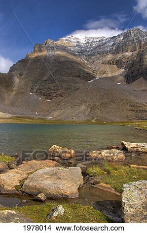 Picture - mount temple; alberta canada. Fotosearch