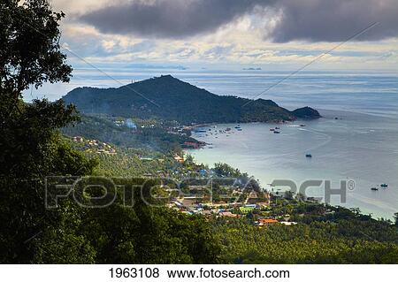 mountain view of tropical island; koh tao, thailand View Large Photo Image Stock Photo - mountain view of tropical island; koh tao, thailand. Fotosearch
