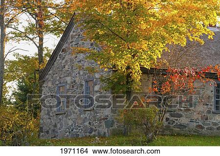 Picture - old school house museum; east hill quebec canada. Fotosearch