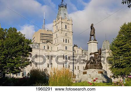 quebec parliament buildings and honore mercier monument; quebec city, quebec, canada View Large Photo Image Stock Image - quebec parliament buildings and honore mercier monument; quebec city, quebec, canada. Fotosearch