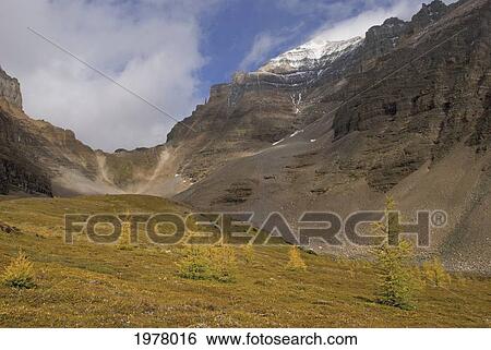 Stock Photograph - sentinel pass; alberta canada. Fotosearch